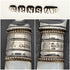 1930 British Vintage White Mother of Pearl Handle Dessert Cutlery Set 6x2 in Leather Case